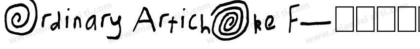 Ordinary Artichoke F字体转换